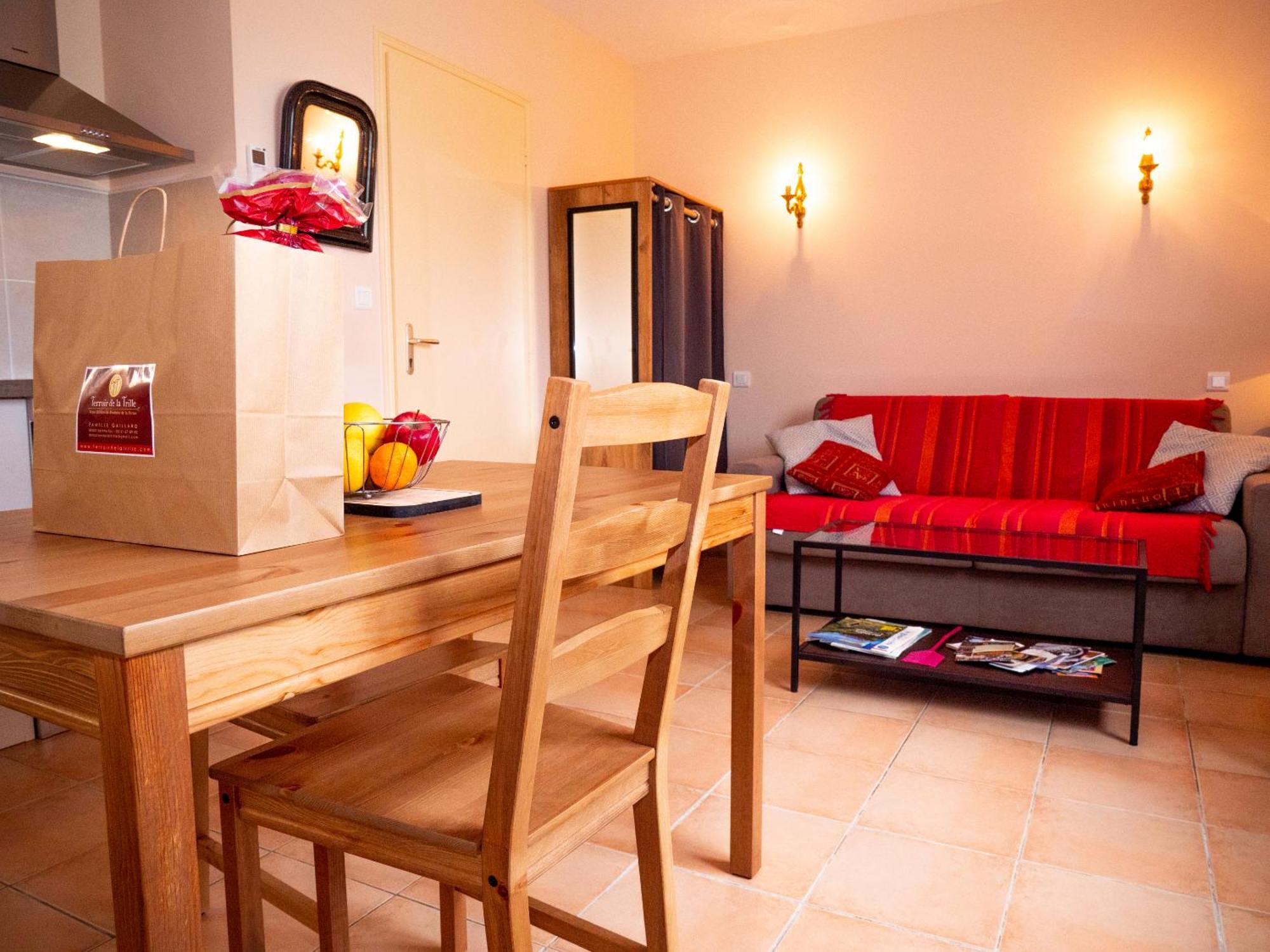 Gites Et Roulottes Au Domaine De La Trille Sainte-Foi Zimmer foto